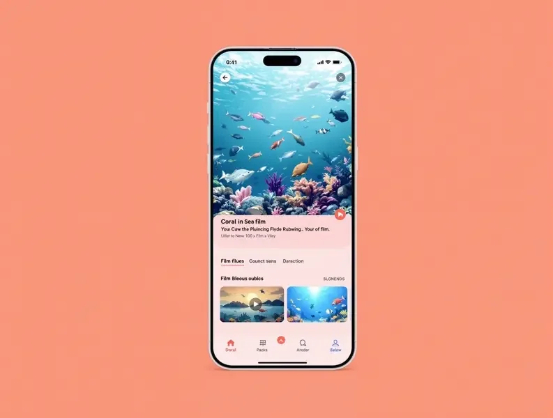 cc视频 APP 界面预览